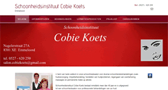 Desktop Screenshot of cobiekoets.nl
