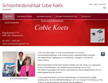 Tablet Screenshot of cobiekoets.nl